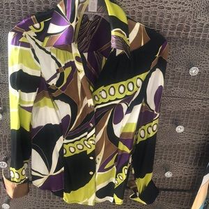 Beautiful silky shirt from Cache